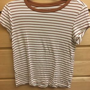 EUC American Eagle striped tee